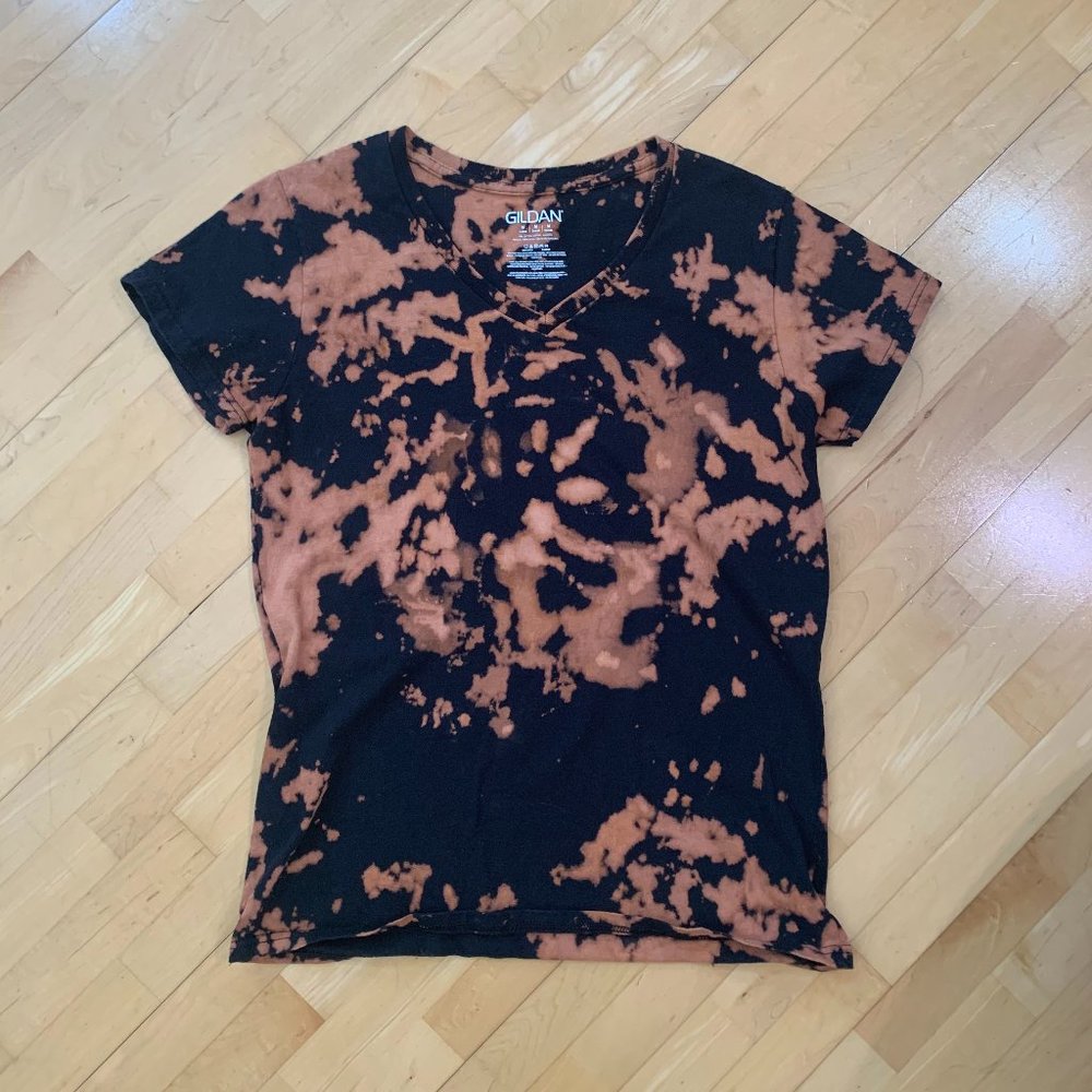 Handmade Acid Wash T-Shirt | Size Medium